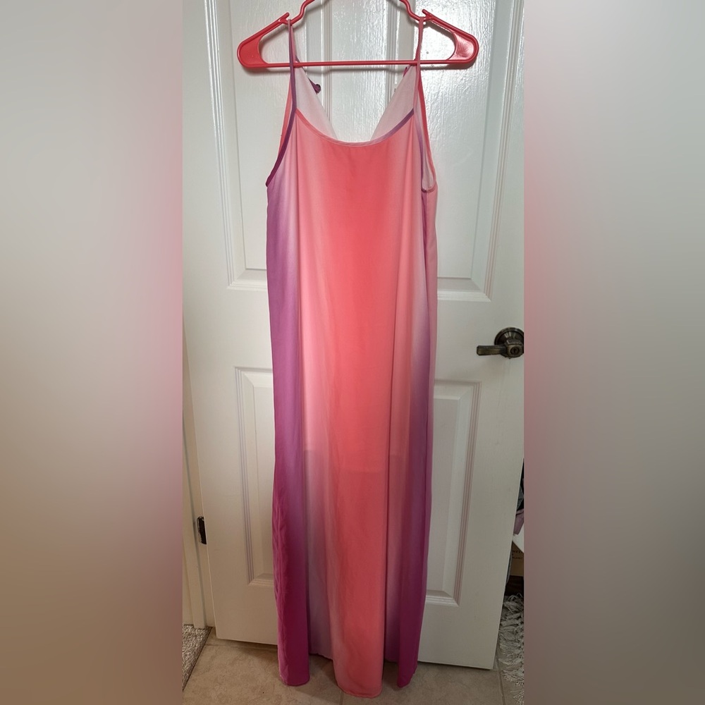 Pink Lily Pink and Purple Gradient Dress